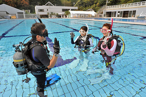 水中での呼吸プログラム